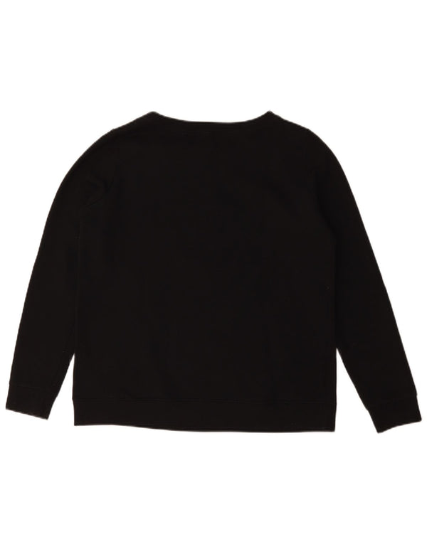 Damska bluza Converse Graphic Jumper UK 14, średnia czarna bawełna