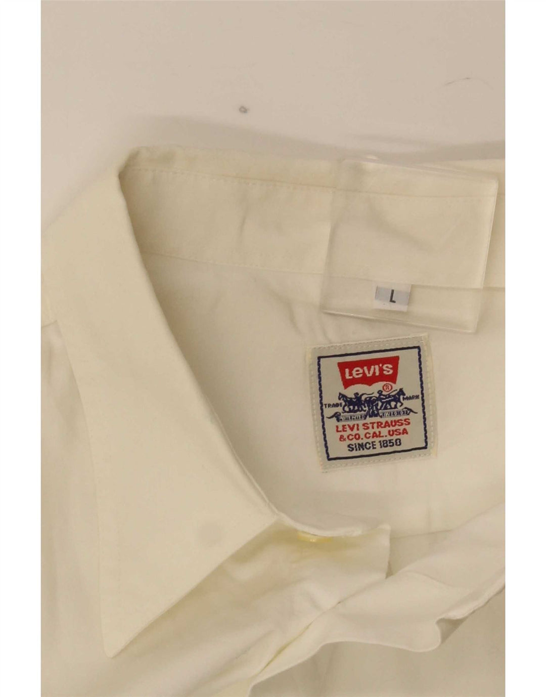 Koszula męska z krótkim rękawem Levi's, duża, biała