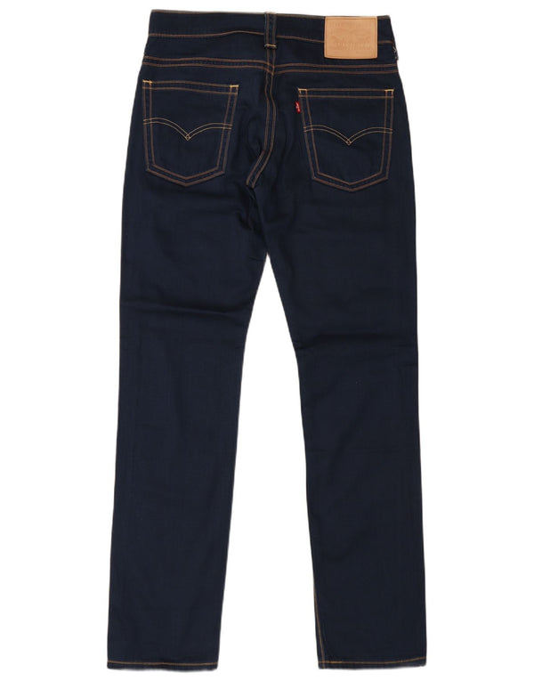 Męskie jeansy Levi's 511 Slim W32 L34 Granatowa bawełna