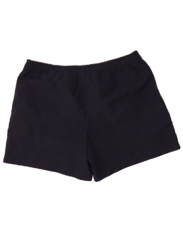 Damskie spodenki sportowe Adidas UK 8, małe, granatowe, poliestrowe