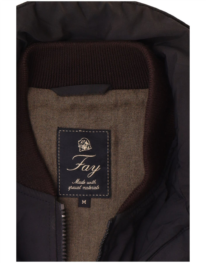 Męska kurtka użytkowa FAY UK 38, średni granatowy poliester