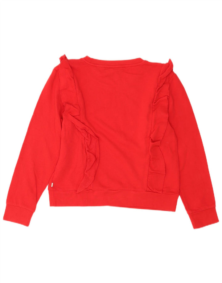 Sweter damski Levi's UK 14, średni czerwony, bawełniany