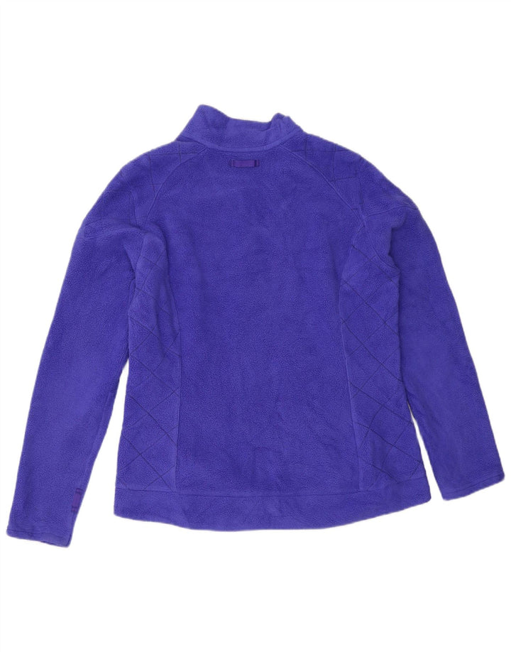 Damska kurtka polarowa EDDIE BAUER UK 14, średni fiolet, poliester