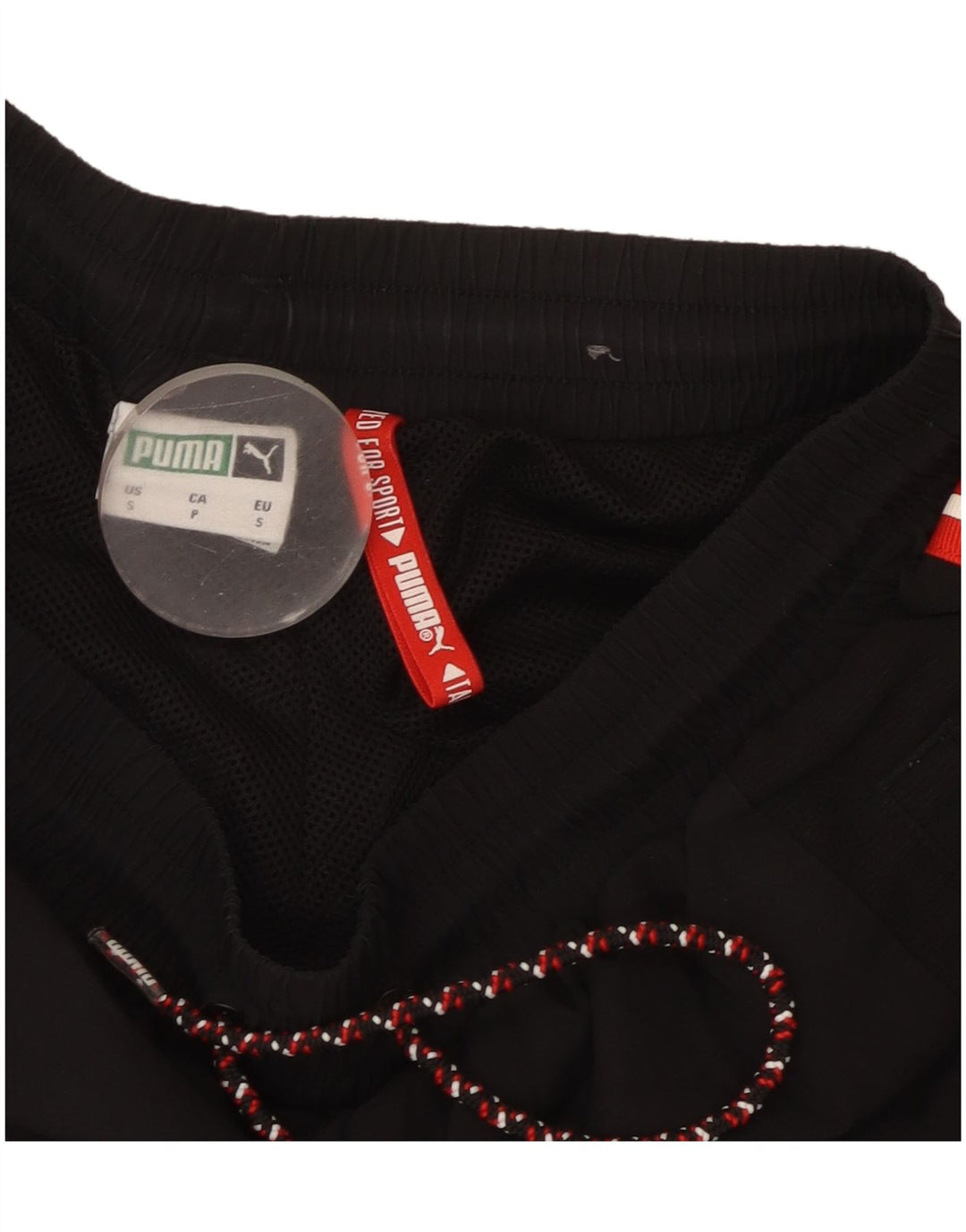 Męskie spodenki sportowe Puma, małe, czarne, z poliestru