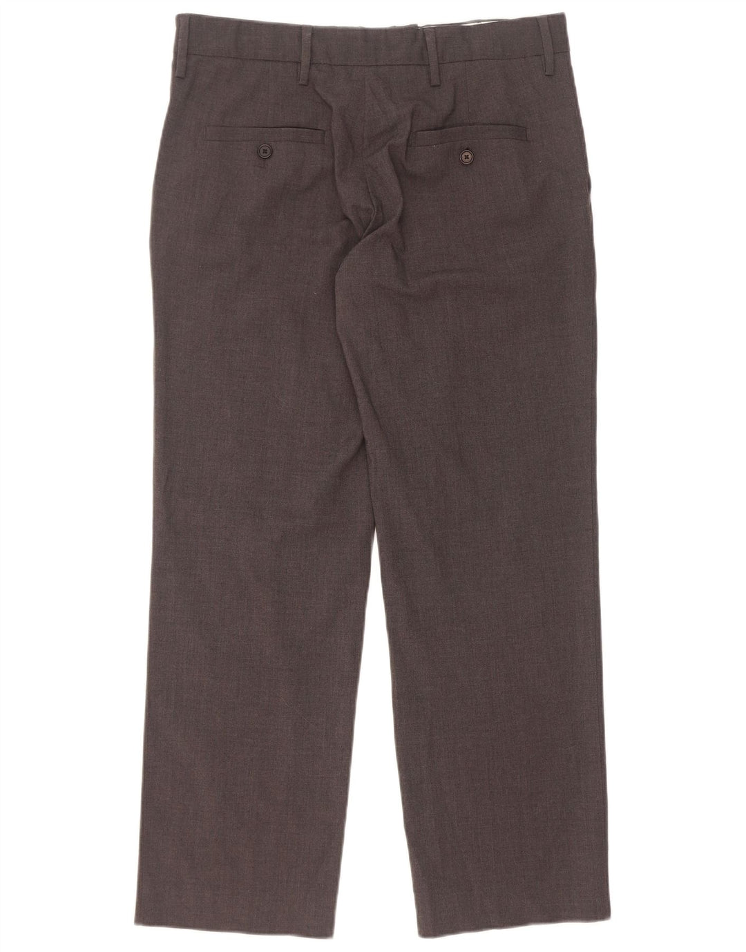 Męskie proste spodnie na co dzień Zara, średnie W32 L29, szary poliester