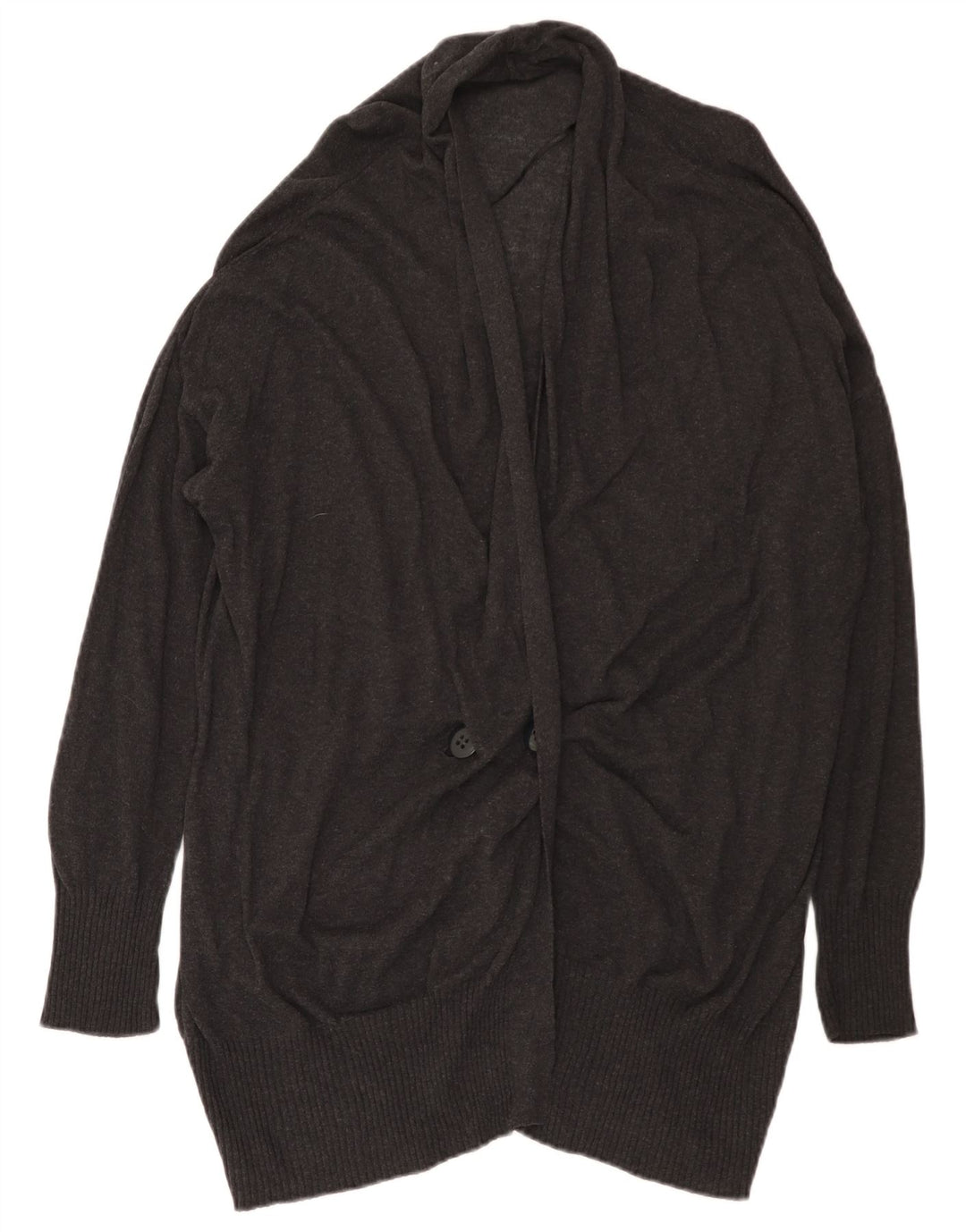 Damski sweter oversize z długim rękawem Zara UK 14, średni szary