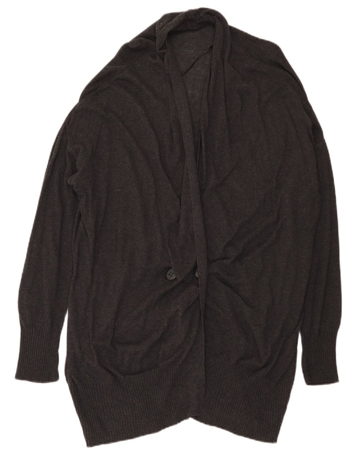 Damski sweter oversize z długim rękawem Zara UK 14, średni szary