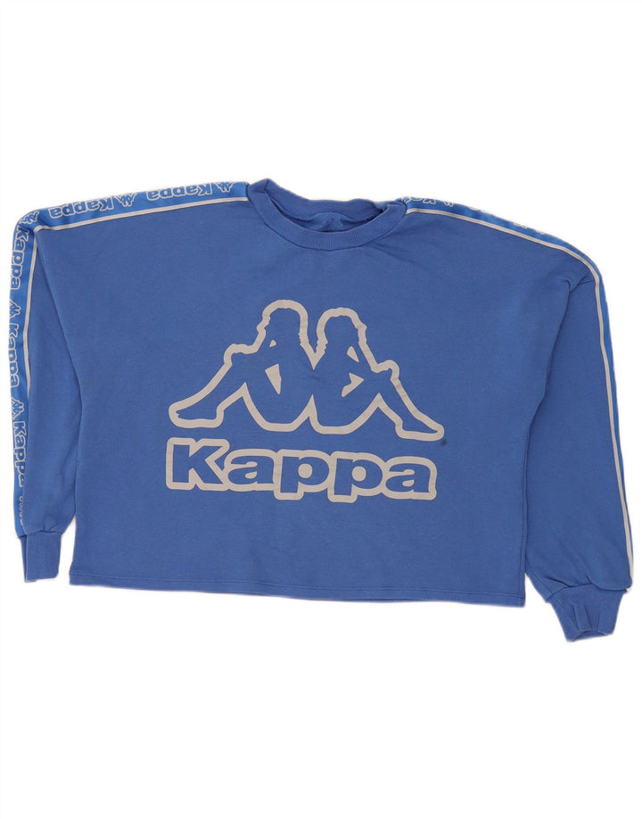 Damska bluza Kappa Graphic Oversize Sweter UK 12 Medium Blue
