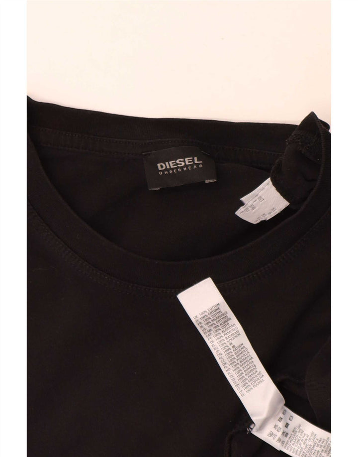T-shirt męski Diesel XL, czarny, bawełniany