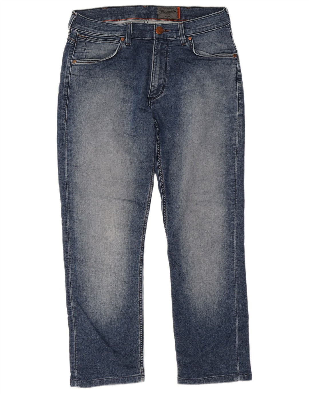 Męskie jeansy Wrangler Greensboro Straight W30 L30 Niebieskie
