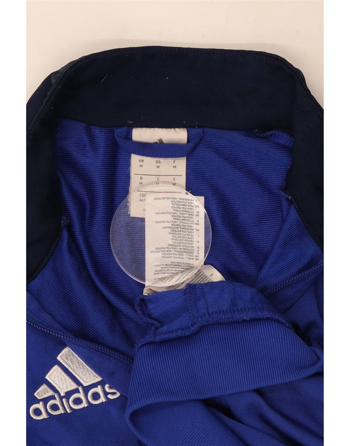 Adidas Męska bluza dresowa Top Jacket Medium Blue Colorblock Poliester