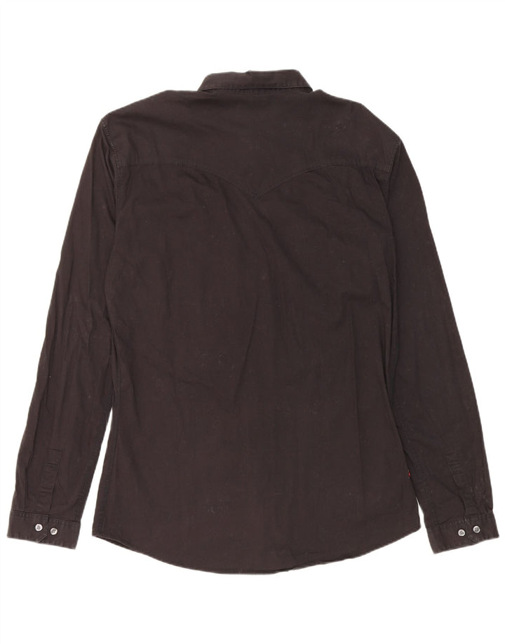 Koszula męska Levi's Slim Fit XL, czarna, bawełniana