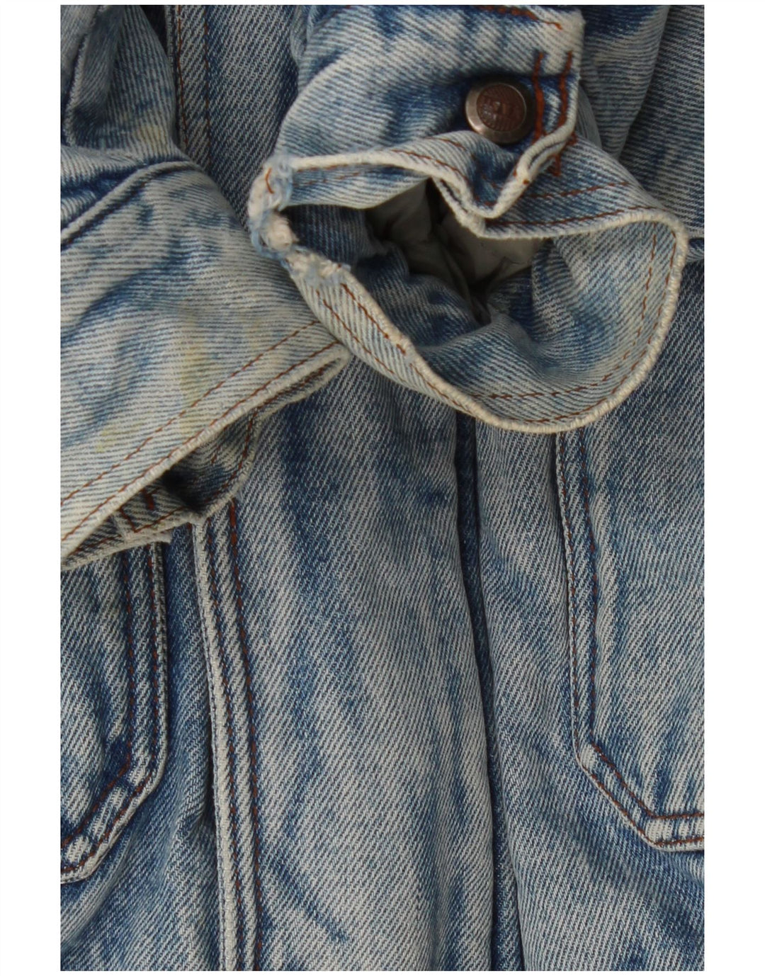 MASH Męska kurtka dżinsowa Sherpa UK 42 XL, niebieska, bawełniana