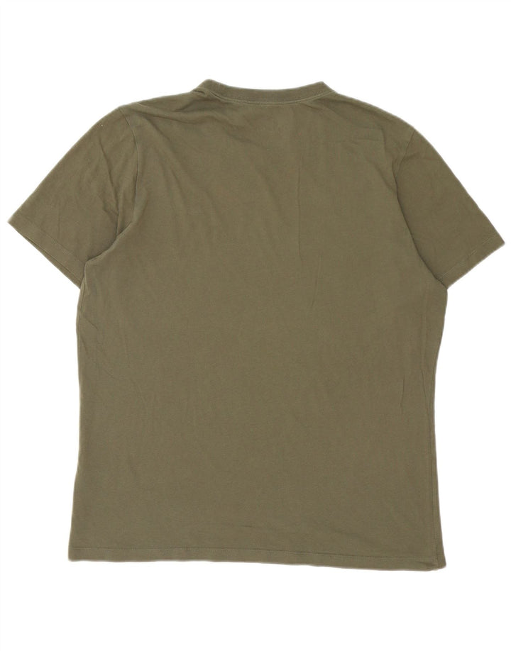 T-shirt męski Nike, duży, bawełniany khaki