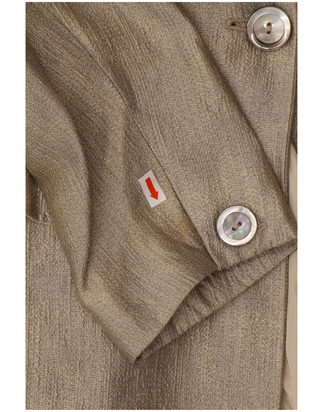 ESCADA Damska marynarka Elements Longline zapinana na 1 guzik EU 36 Small Gold