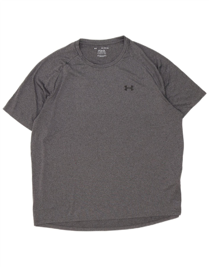 Koszulka męska Under Armour Top 2XL, szary poliester