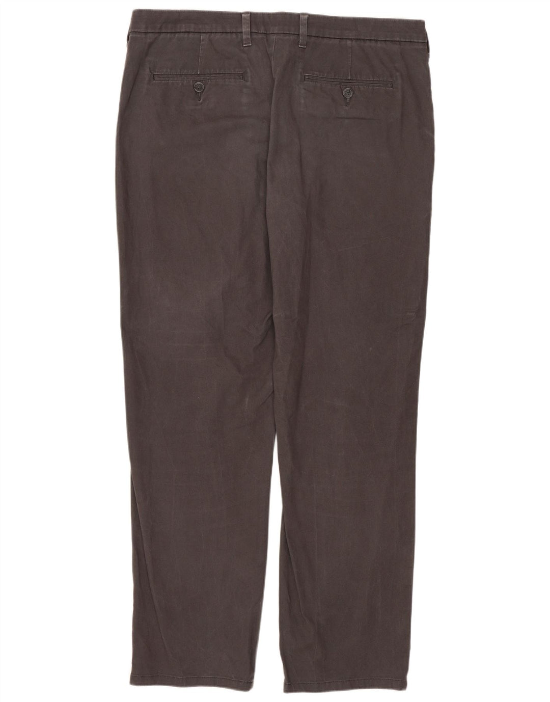 Marks & Spencer Męskie spodnie chino o prostym kroju o regularnym kroju W36 L31 szare