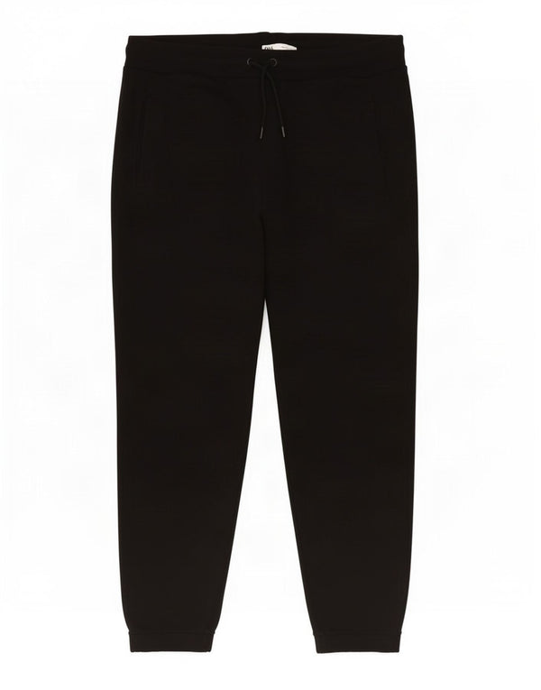 Męskie spodnie dresowe Zara Joggers XL, czarne, bawełniane