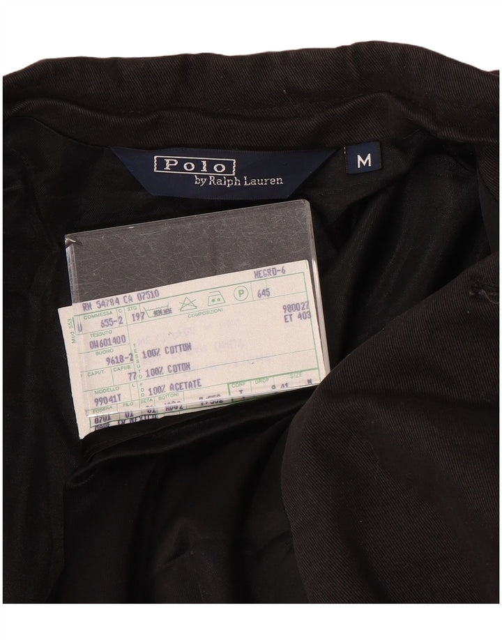 Polo Ralph Lauren Męska marynarka zapinana na 3 guziki UK 38 Średnia czarna bawełna
