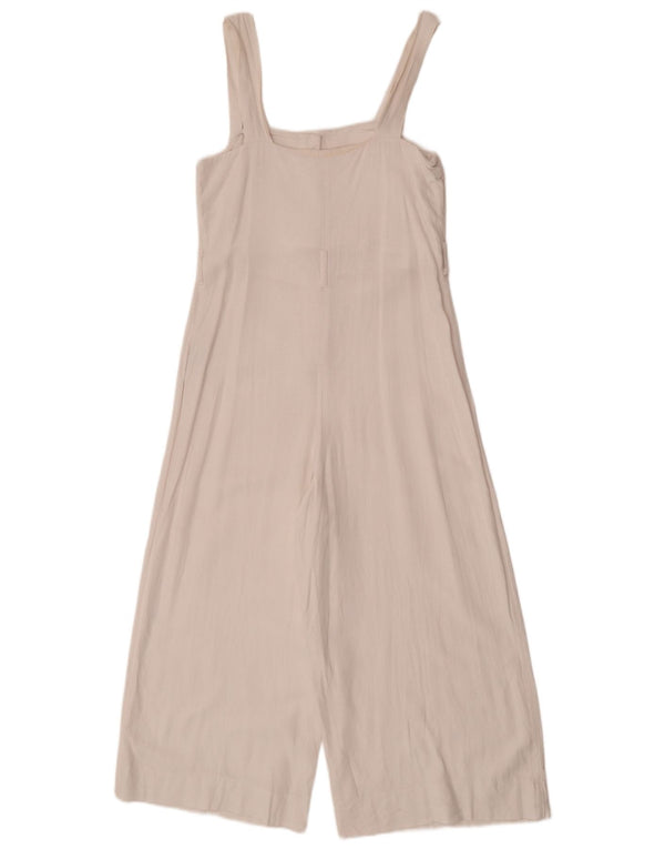 Damski kombinezon bez rękawów Topshop UK 8, mały, biały lniany