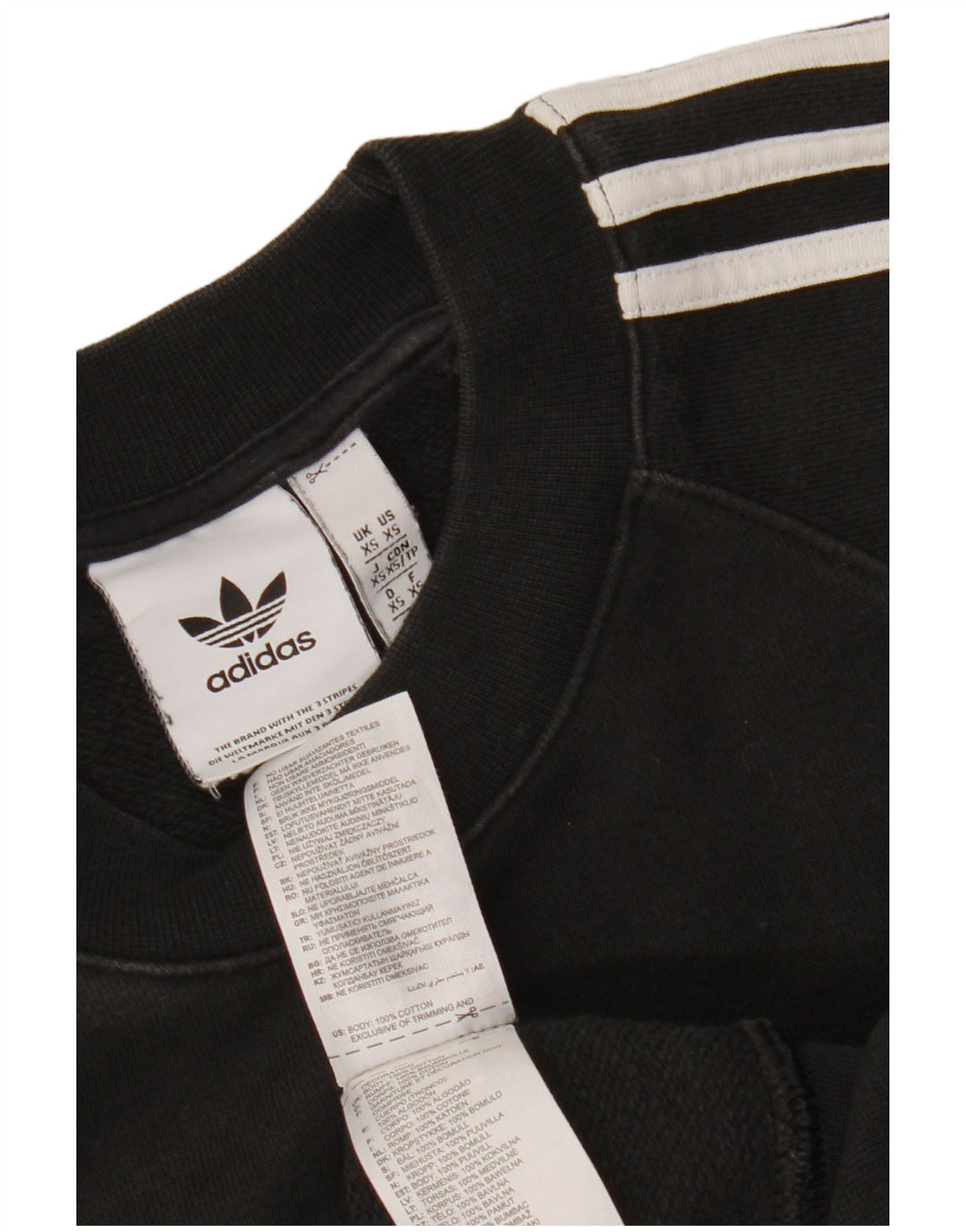 Adidas Męska Bluza Sweter XS Czarna Bawełna