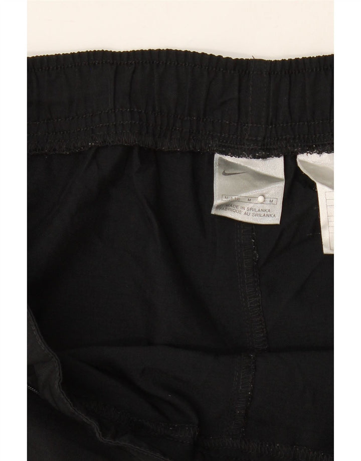 NIKE Womens Capri Tracksuit Trousers US 8/10 Medium  Black Polyester Vintage Nike and Second-Hand Nike from Messina Hembry 
