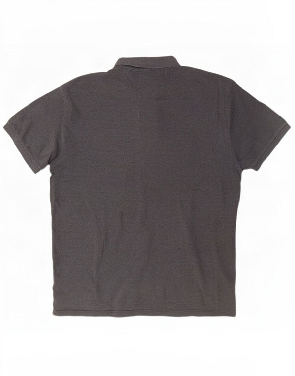 Męska koszulka polo Tommy Hilfiger XL, szara bawełna