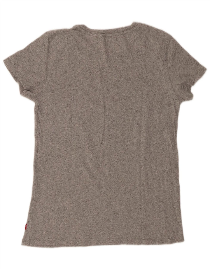 Damska koszulka z grafiką Levi's Top UK 10 Small Grey Flecked