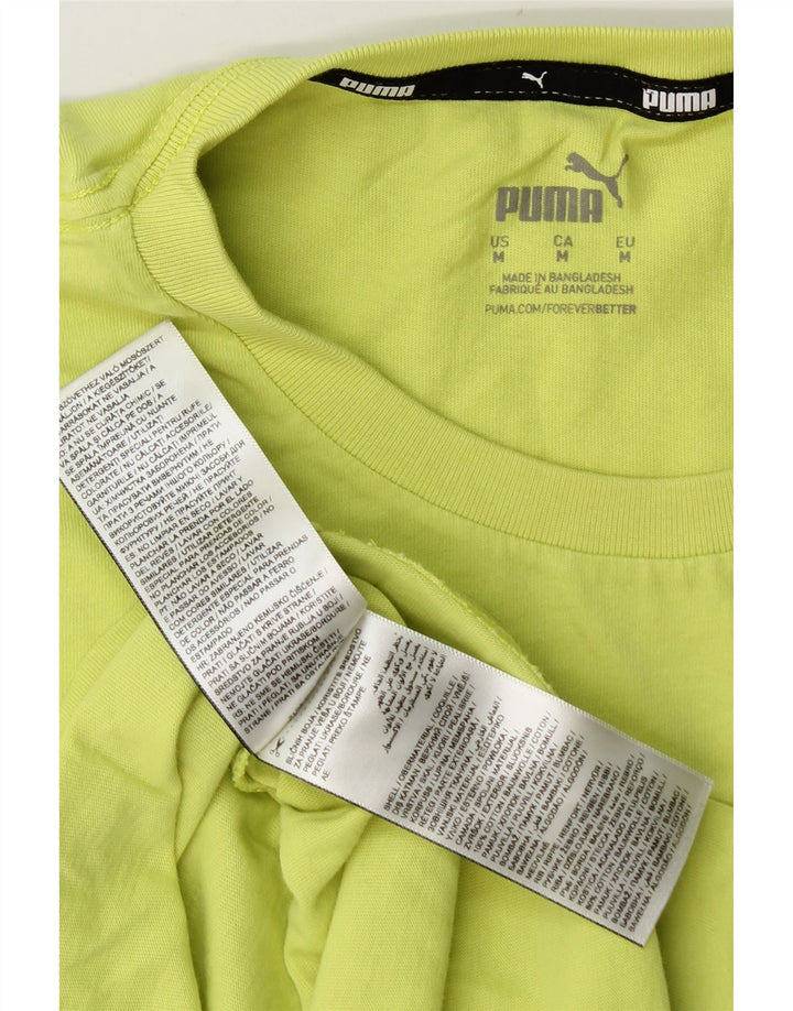 Męska kamizelka z grafiką PUMA, średnia zielona bawełna