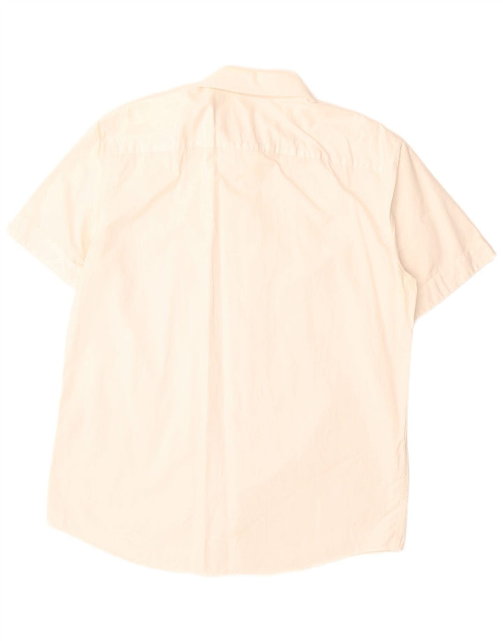 Męska koszula z krótkim rękawem Levi's, duża, z białej bawełny