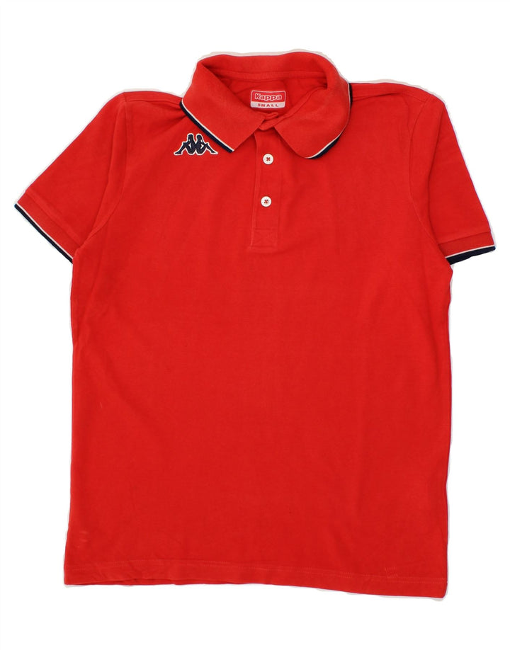 KAPPA Mens Polo Shirt Small Red Cotton Vintage Kappa and Second-Hand Kappa from Messina Hembry 
