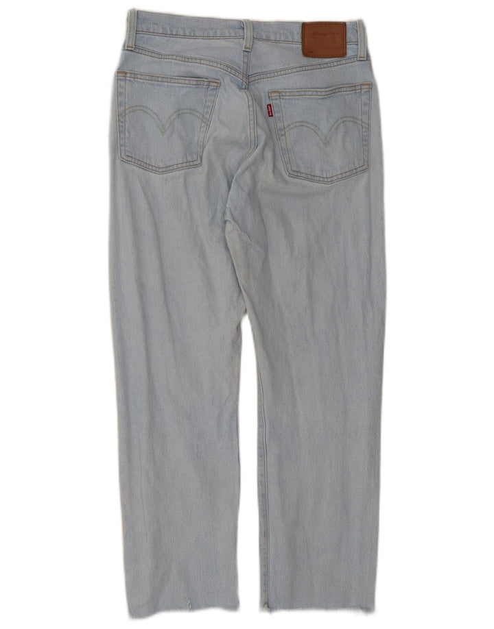 Damskie jeansy Levi's 501 Straight W27 L26 Niebieskie bawełniane