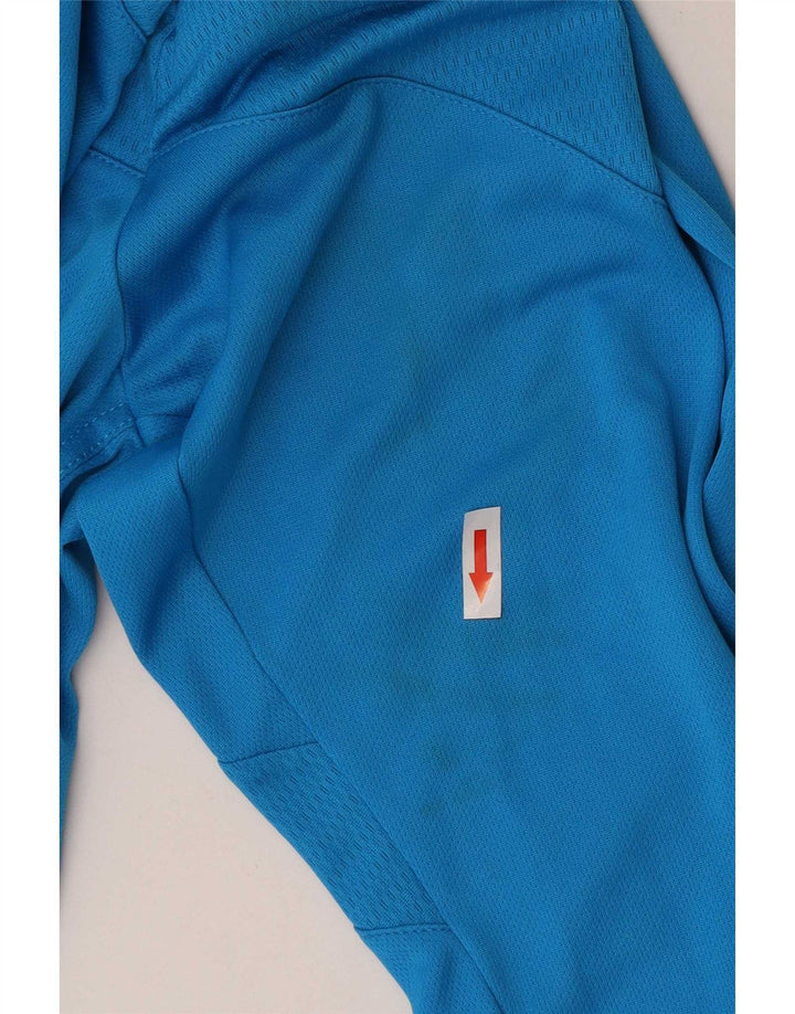 Adidas Męska koszulka Climalite z długim rękawem XL, niebieska, poliestrowa