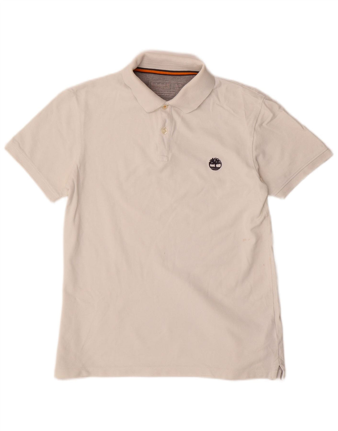 Męska koszulka polo Timberland Slim Fit, mała, biała, bawełniana