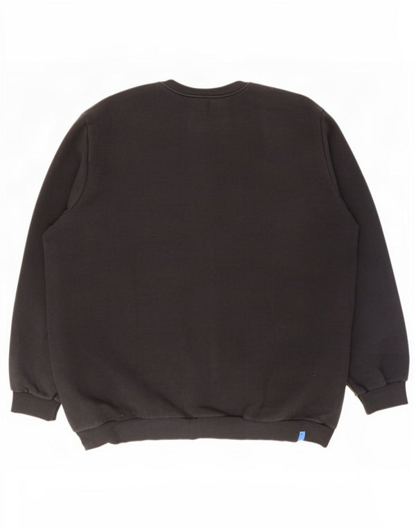 Bluza męska Adidas Jumper 2XL Czarna bawełna z blokami kolorów