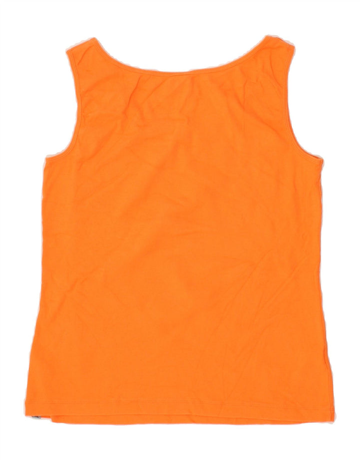 EDDIE BAUER Womens Vest Top UK 18 XL Orange Cotton Vintage Eddie Bauer and Second-Hand Eddie Bauer from Messina Hembry 