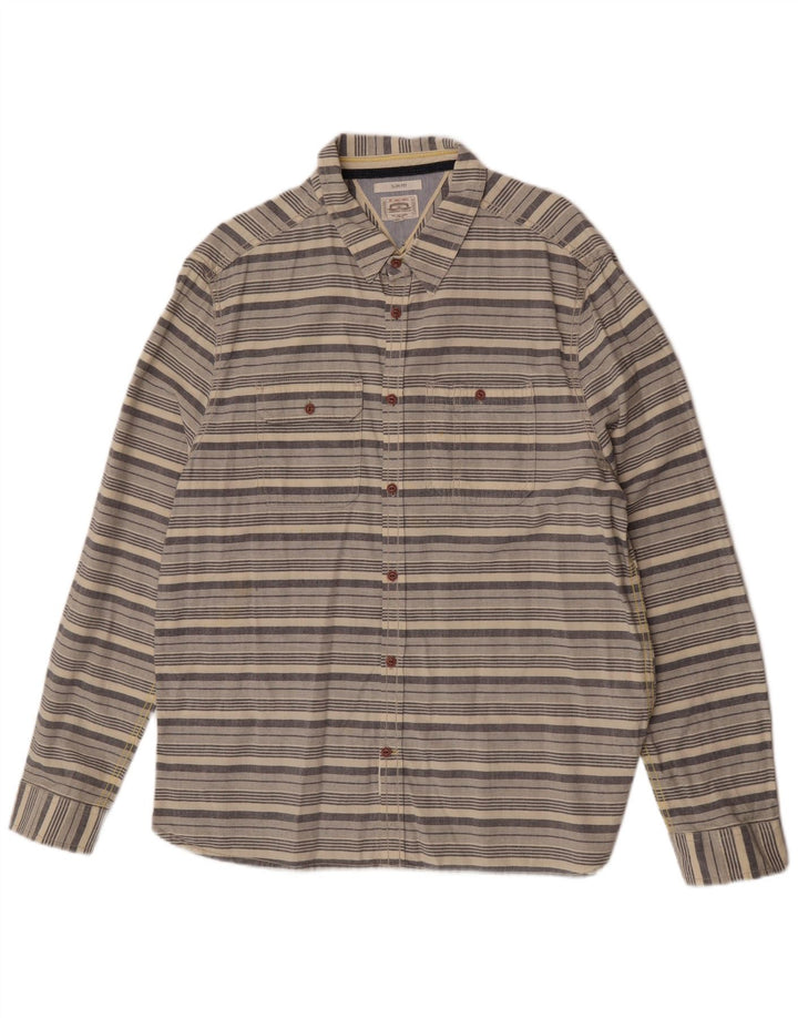 Koszula męska Slim Fit White Stuff 2XL, bawełniana w beżowe paski