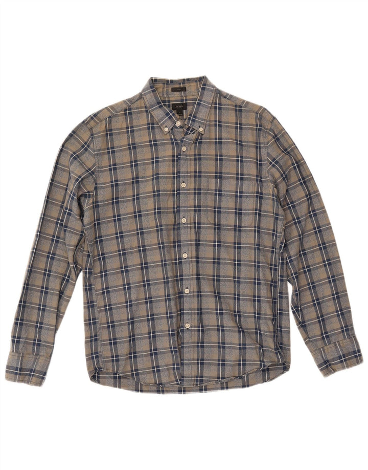 Koszula męska J. Crew o dopasowanym kroju, duża, wielokolorowa, bawełniana w kratę