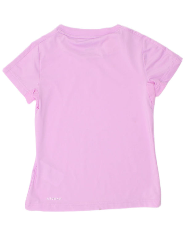 Koszulka Adidas Dziewczęca Aeroready Top 7-8 lat Fioletowy Poliester