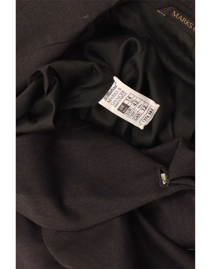 Marks & Spencer Damska marynarka St. Michael Blazer UK 14, duża, szara