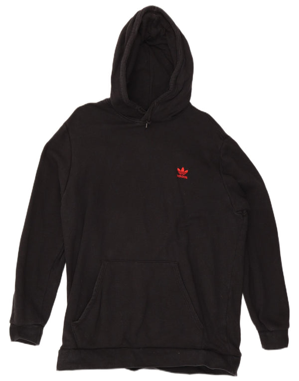 Męski sweter z kapturem ADIDAS XL, czarny, bawełniany