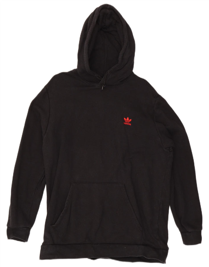 Męski sweter z kapturem ADIDAS XL, czarny, bawełniany
