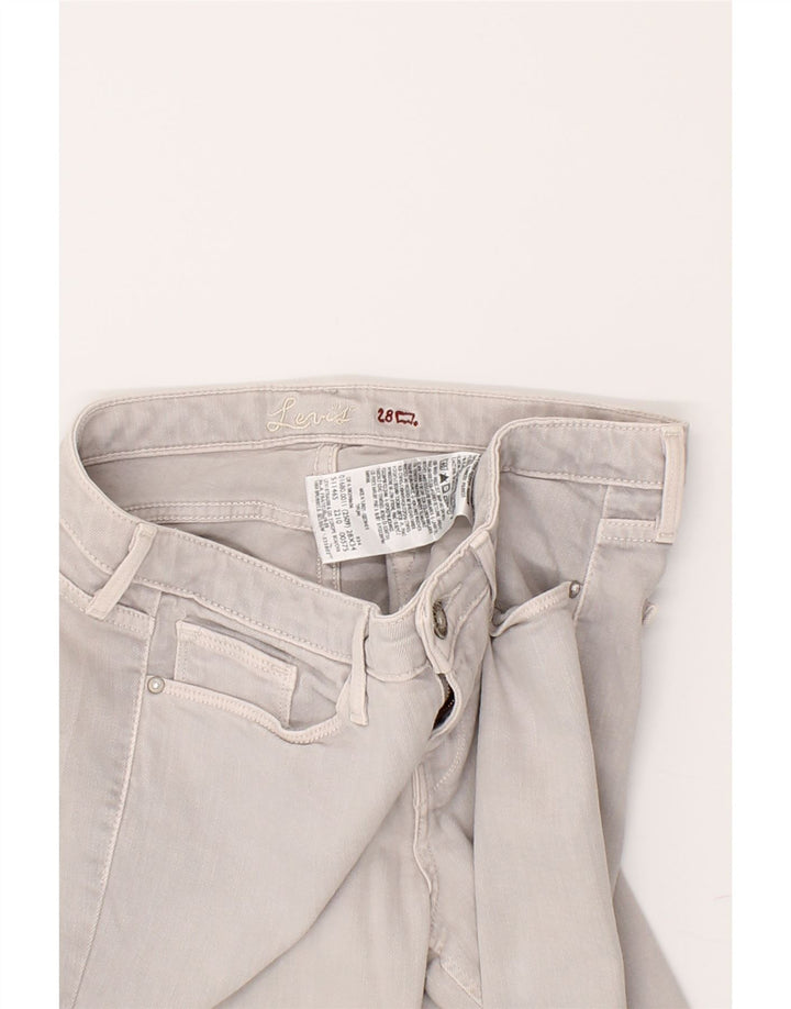 LEVI'S Womens Skinny Jeans W28 L29 Grey Cotton Vintage Levi's and Second-Hand Levi's from Messina Hembry 