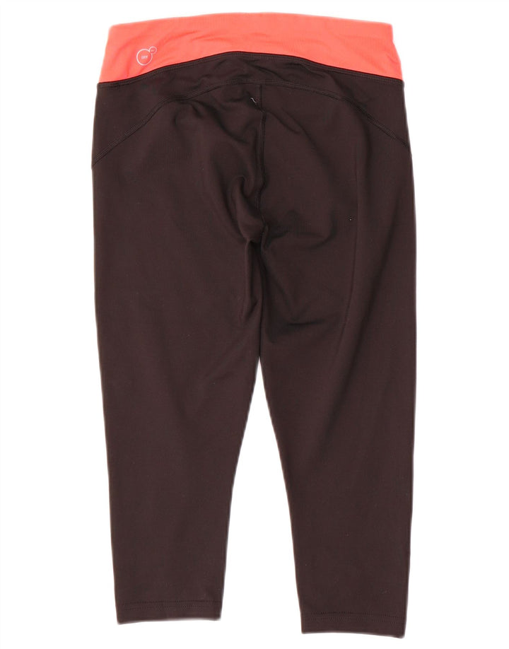 Damskie legginsy Puma Capri UK 8, mały, czarny, poliester z blokami kolorów