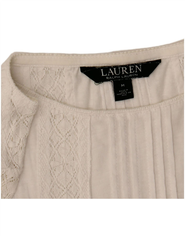 Bluzka damska Ralph Lauren Top UK 14 Medium White