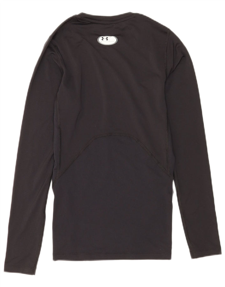 Damski top Under Armour Heat Gear z długim rękawem, UK 10, mały, czarny poliester
