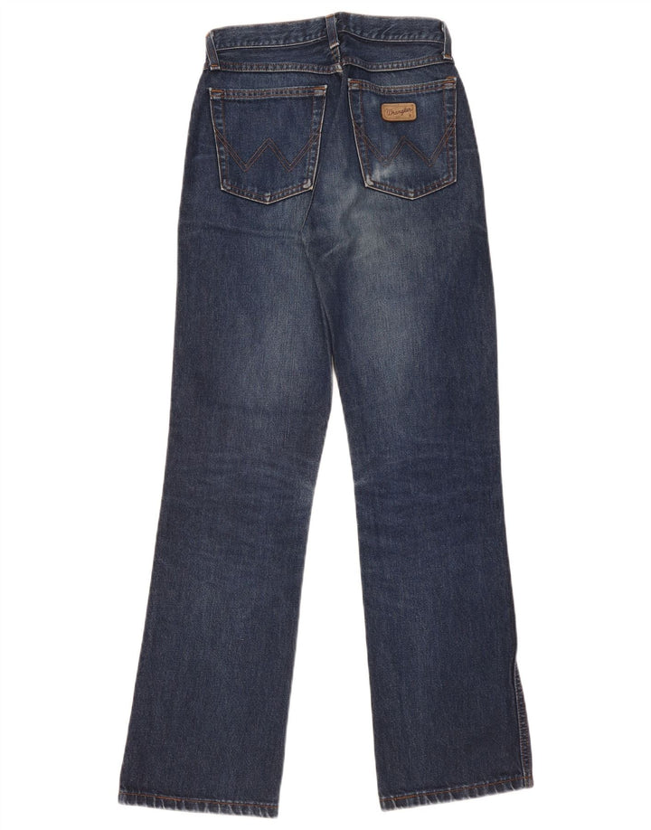Męskie jeansy Bootcut Wrangler W28 L32, granatowe, bawełniane