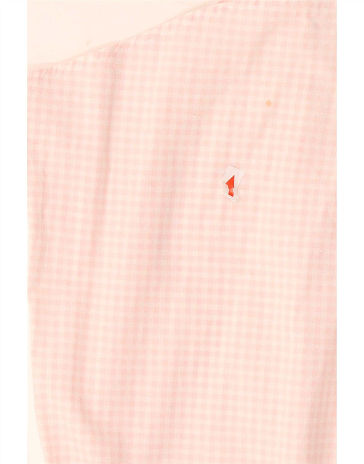 Damska koszula z krótkim rękawem Tommy Hilfiger US 4 Small Pink Gingham