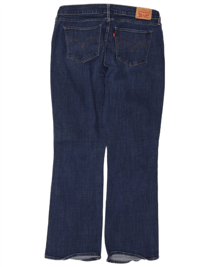 Damskie jeansy Levi's Curvy Bootcut W33 L30 Niebieska bawełna