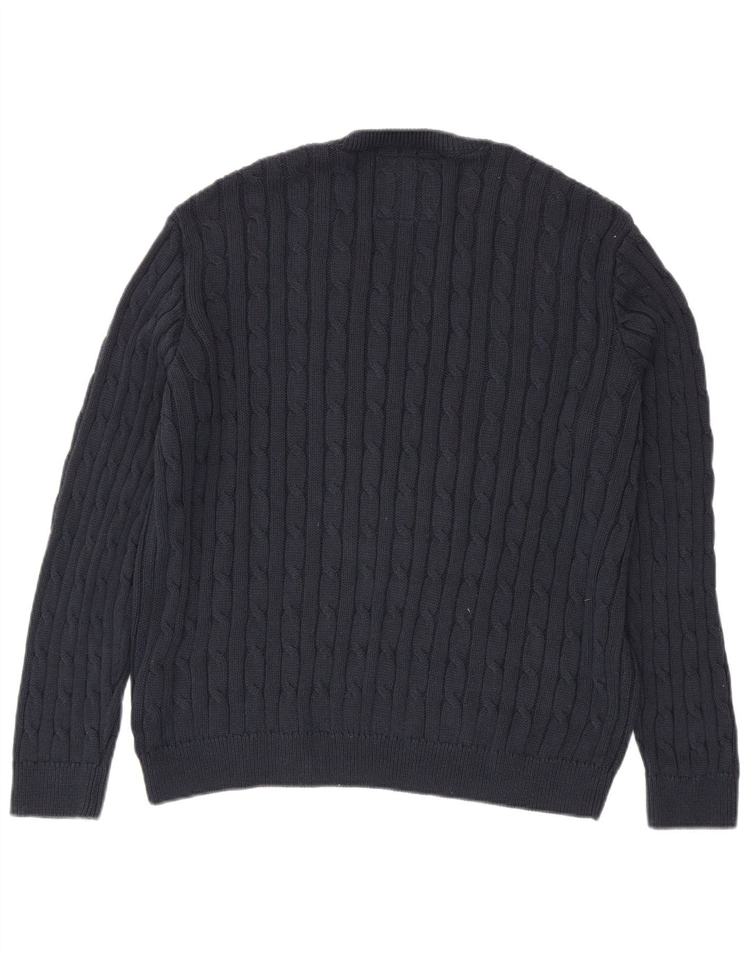 Damski sweter oversize Superdry z dekoltem w kształcie litery V, UK 10, mały, granatowy